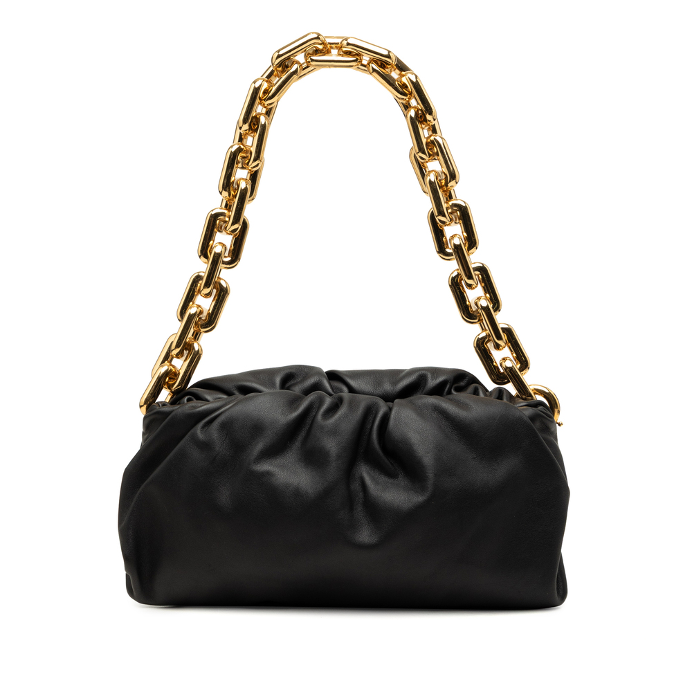 Pre-Loved Bottega Veneta Lambskin Chain Pouch